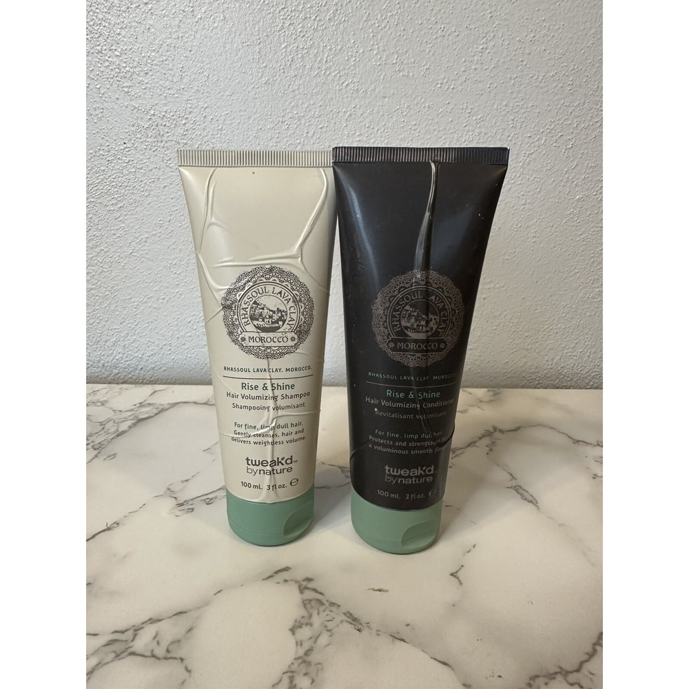 Tweak'd By Nature Rise & Shine Hair Volumizing Shampoo & Conditioner.‎ New 3oz